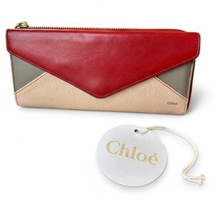 Chloe Color-block Long Wallet